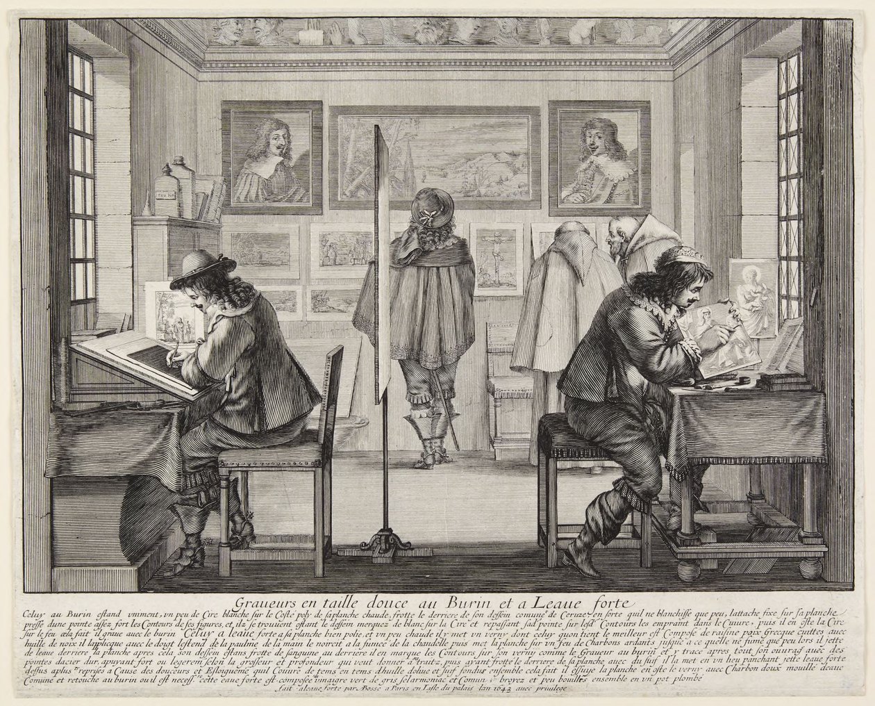 Kopergraveurs en etsers door Abraham Bosse
