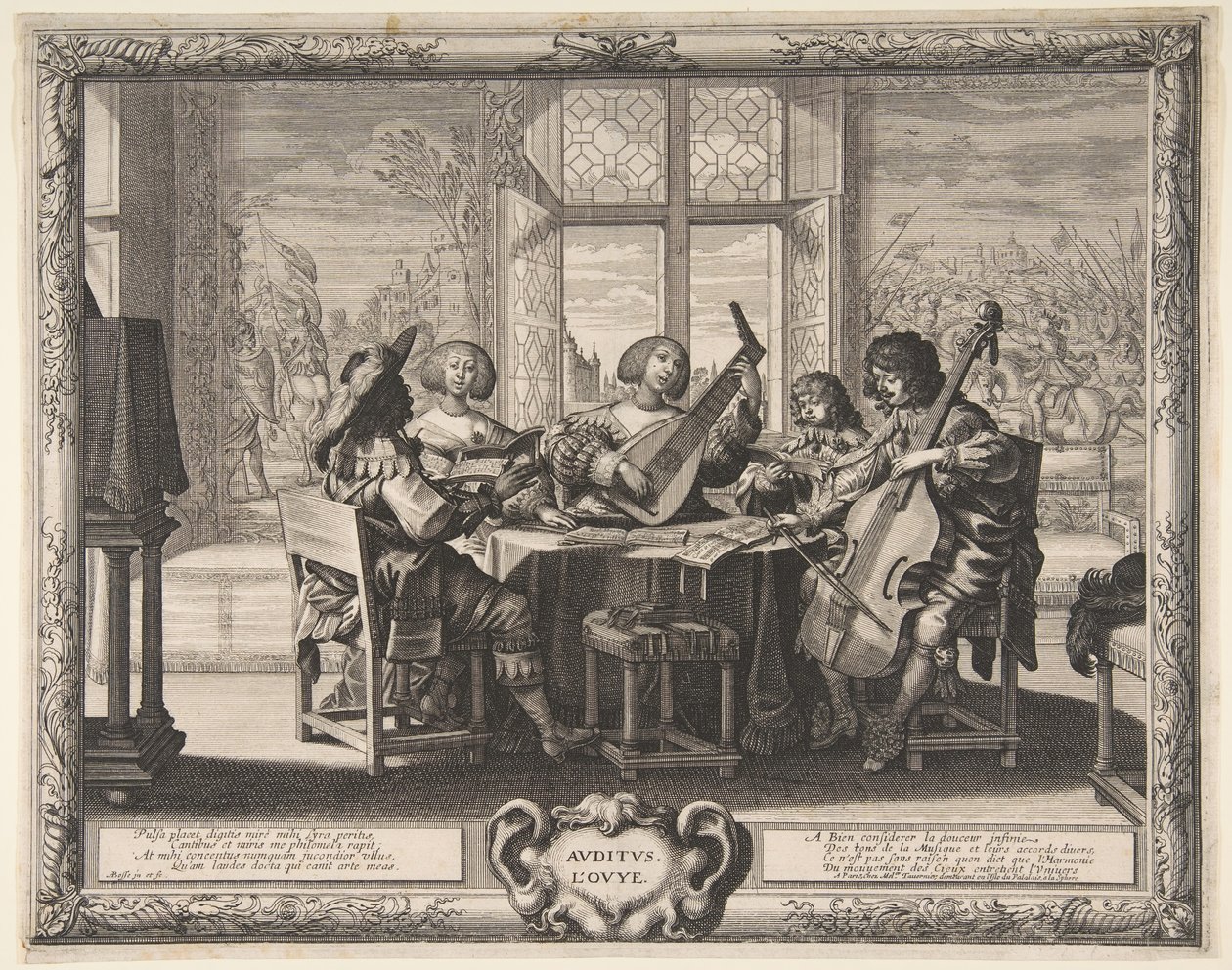 Horen, ca. 1638 door Abraham Bosse