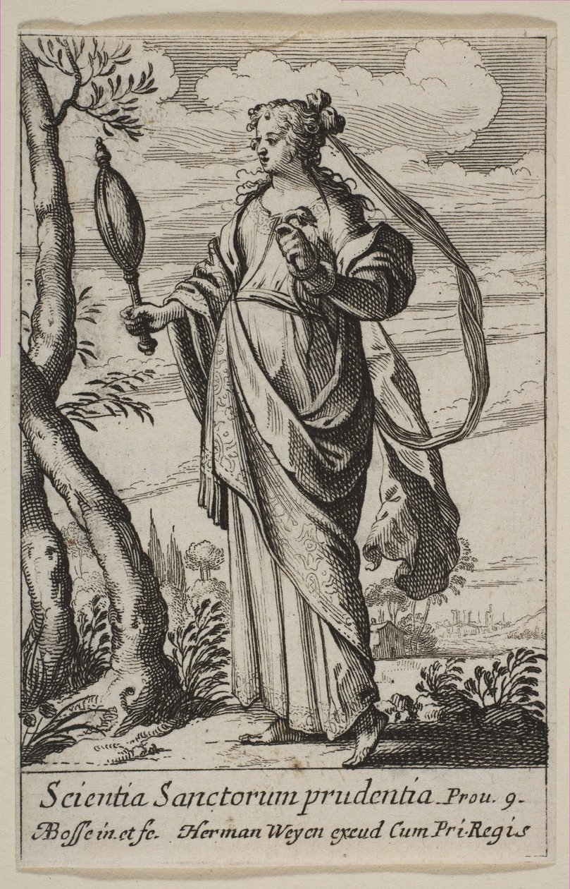 Voorzichtigheid, 1636 door Abraham Bosse