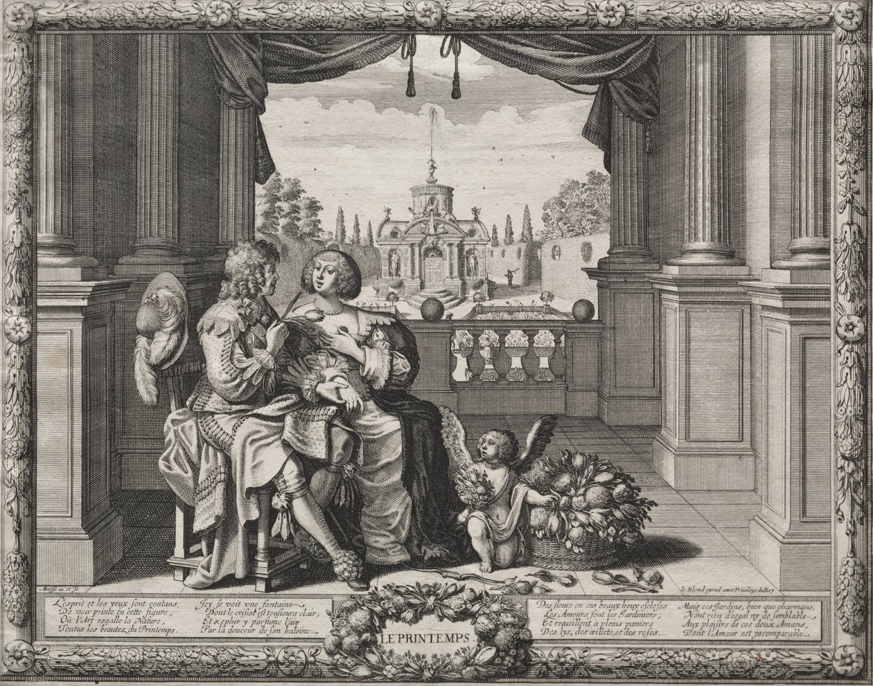 De vier seizoenen door Abraham Bosse