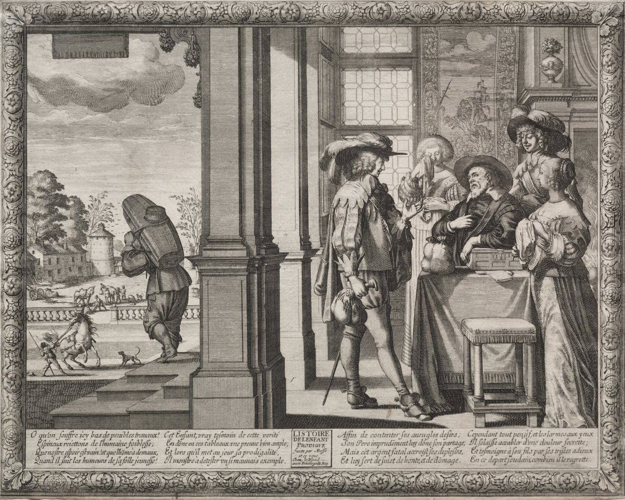 De Verloren Zoon door Abraham Bosse