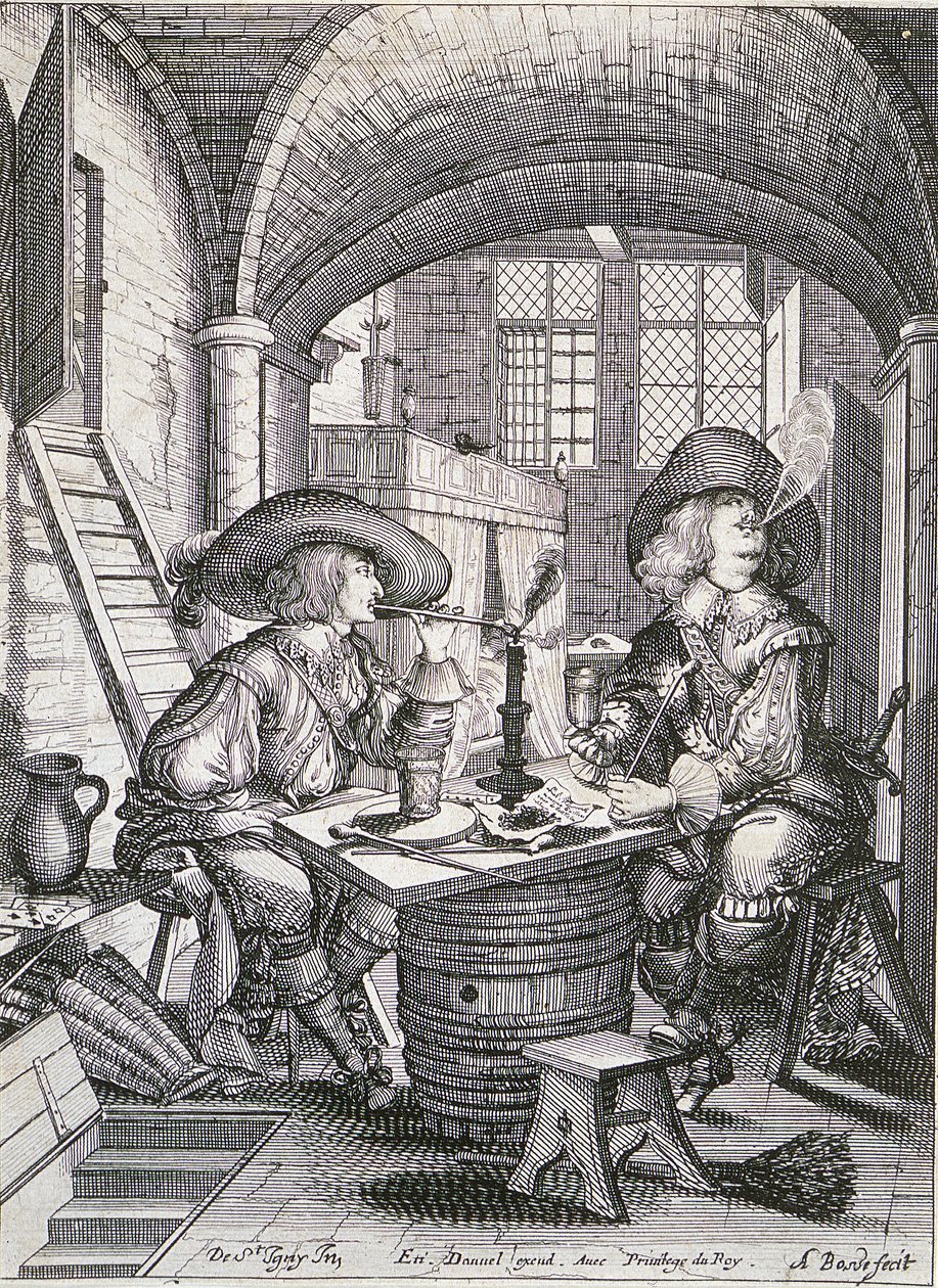 De rokers door Abraham Bosse