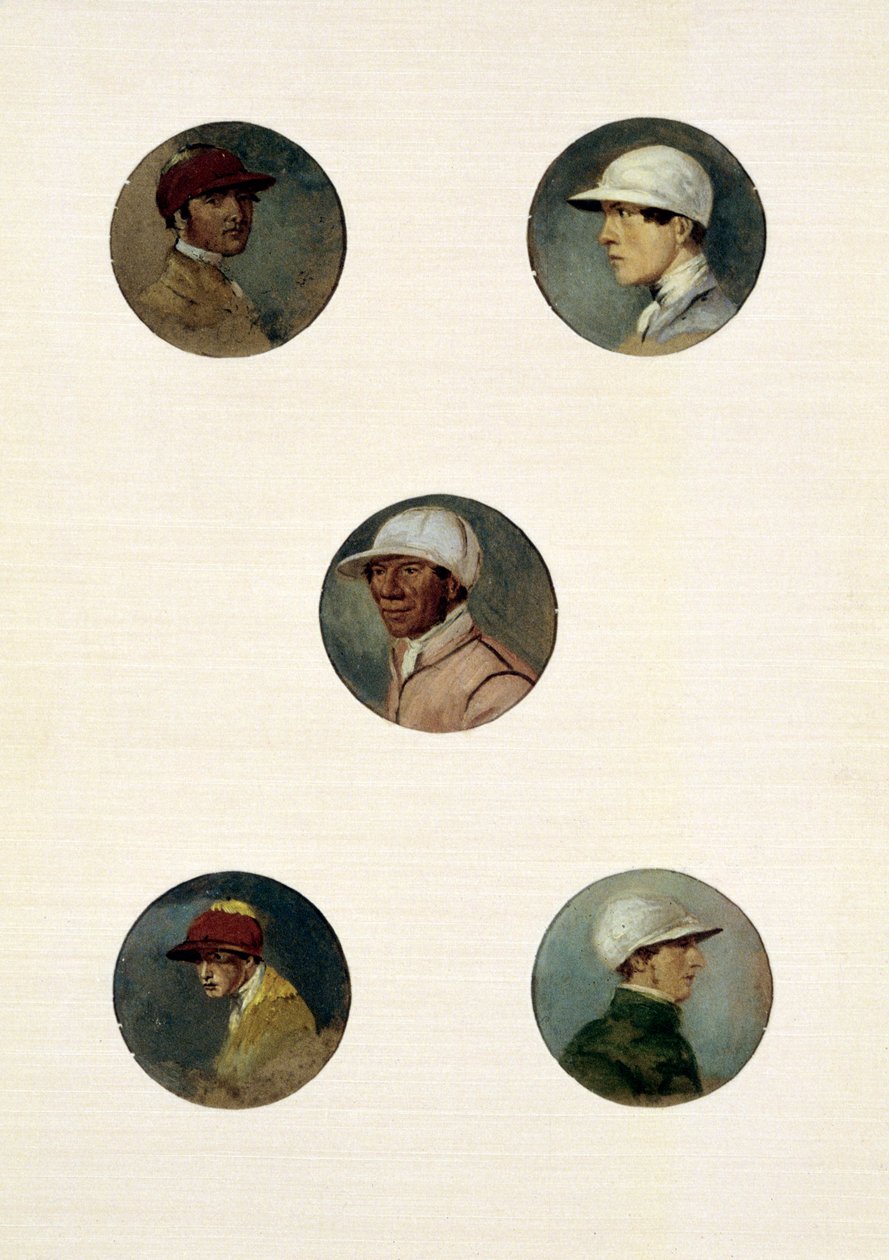 Studies van Jockeys door Abraham Cooper