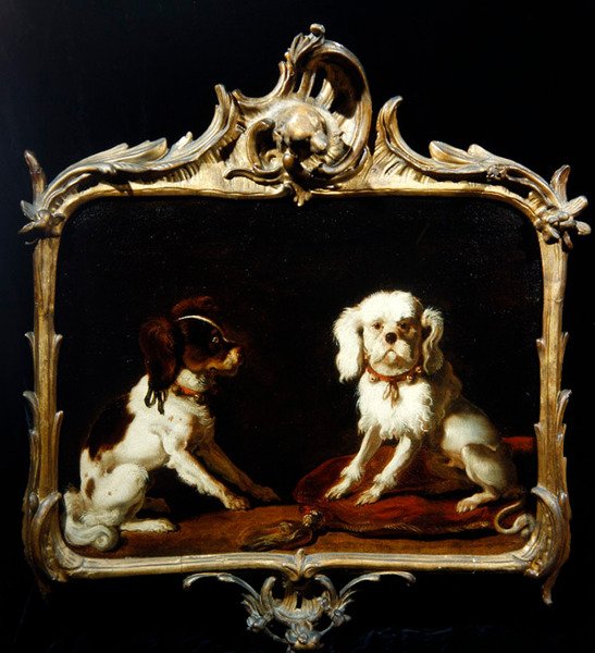 Twee huisdieren door Abraham Danielsz. Hondius