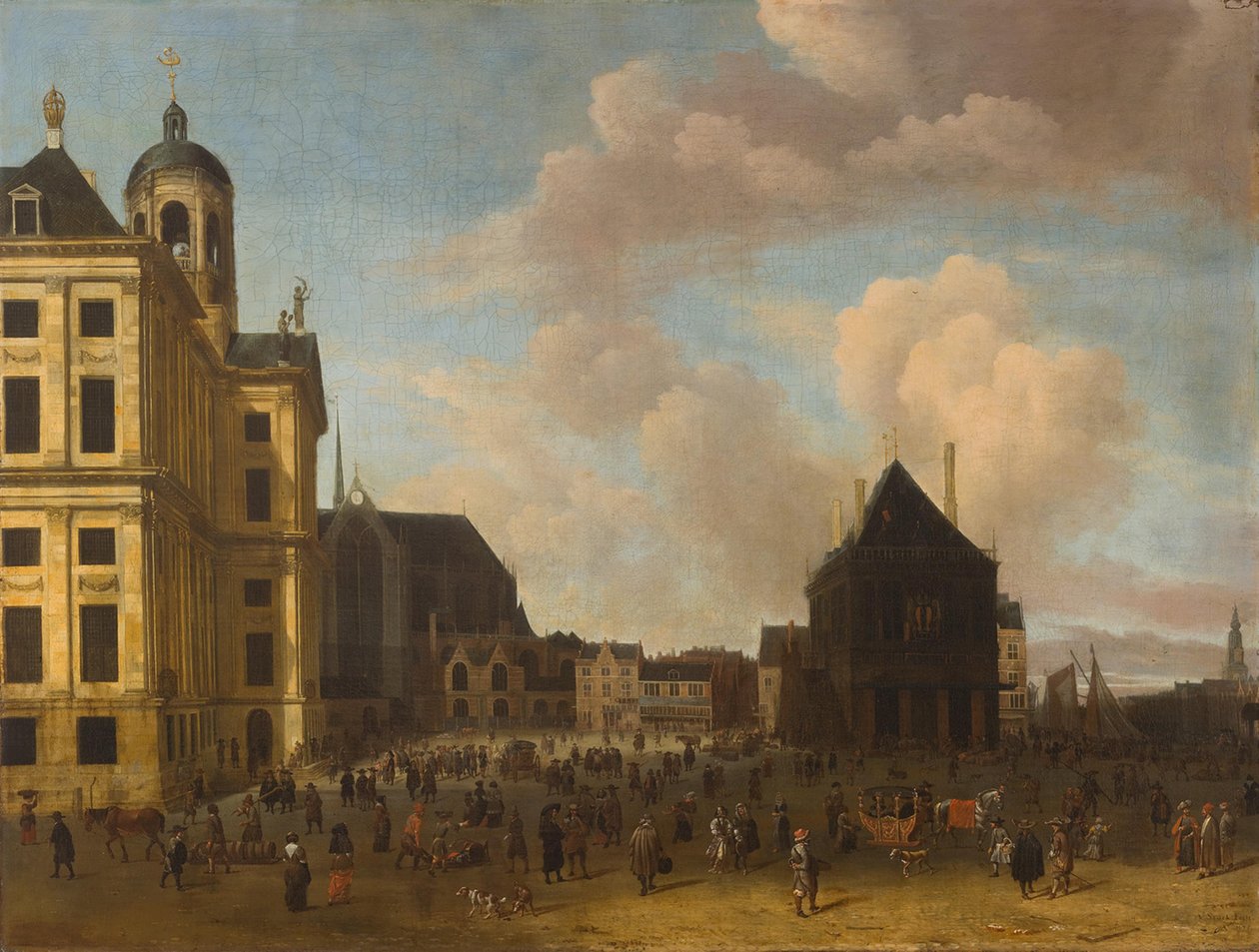 De Dam door Abraham Storck