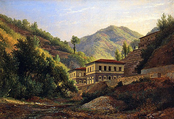 Bagni di Lucca door Abraham Teerlink
