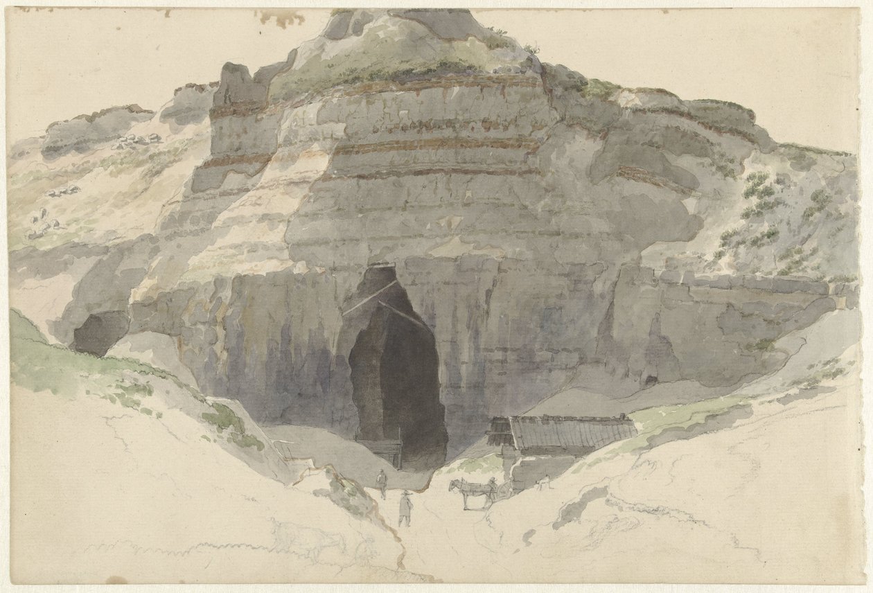 Steengroeve door Abraham Teerlink