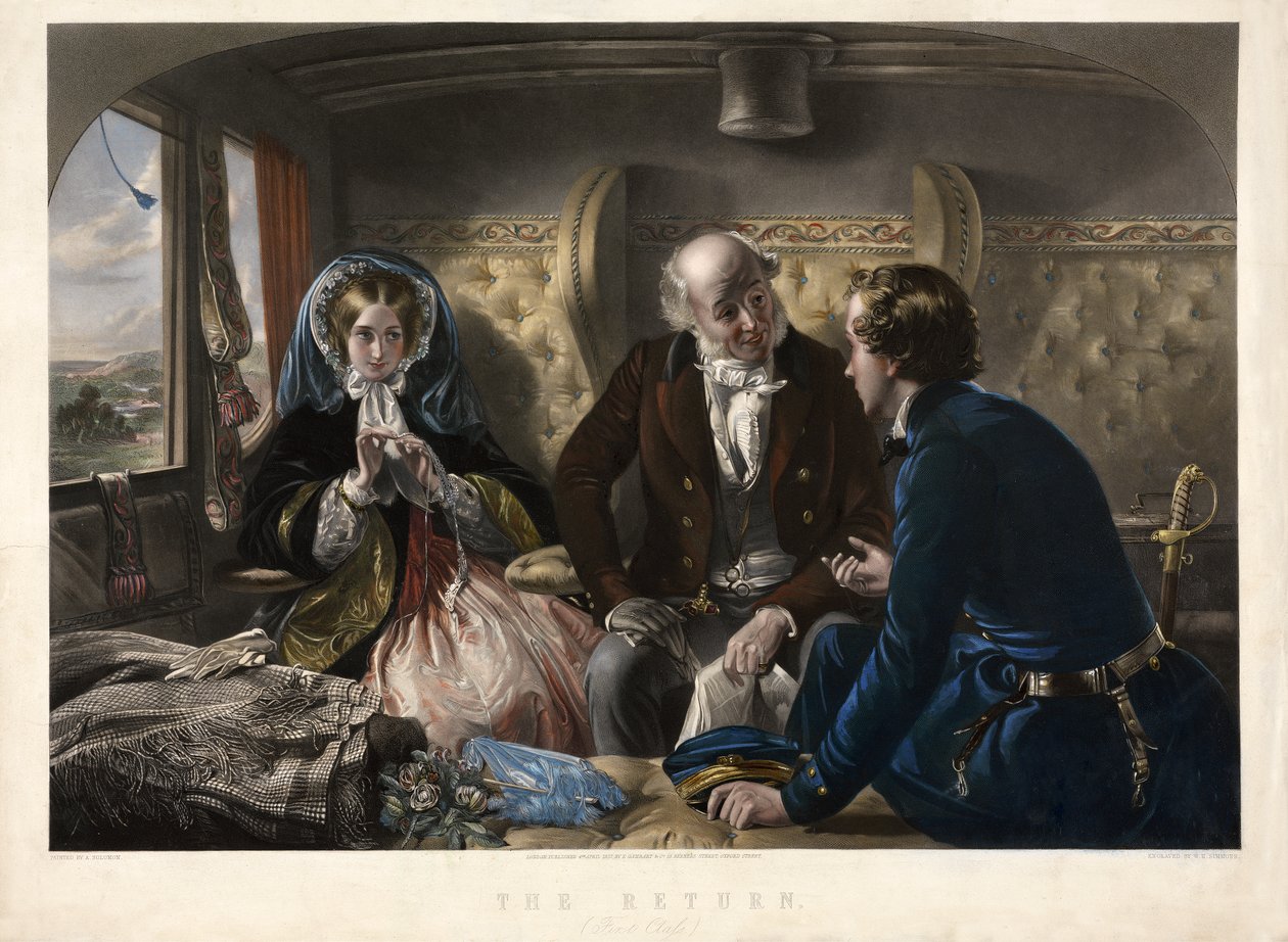 De Terugkeer (Eerste Klasse), uitgegeven 1857 door Abraham after Solomon