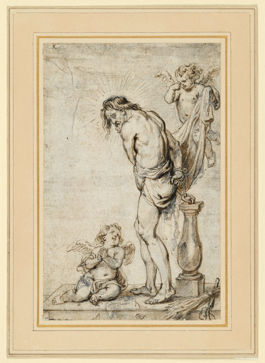 Christus aan de geselkolom door Abraham van Diepenbeeck