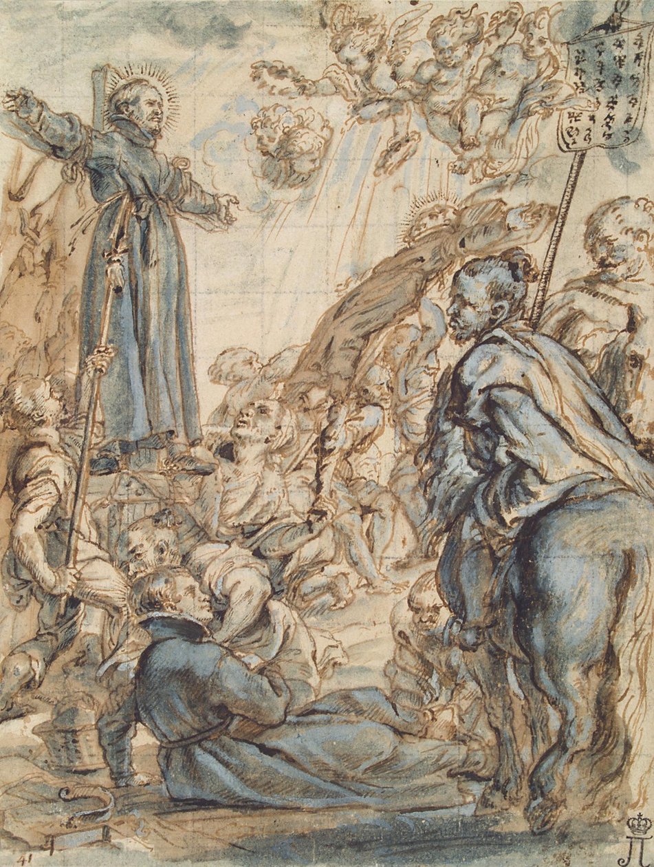 Martelaarschap van jezuïeten in Japan door Abraham van Diepenbeeck