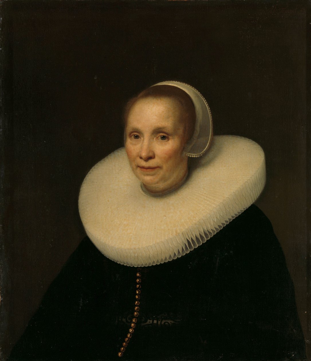 Portret van een Vrouw door Abraham van den Tempel