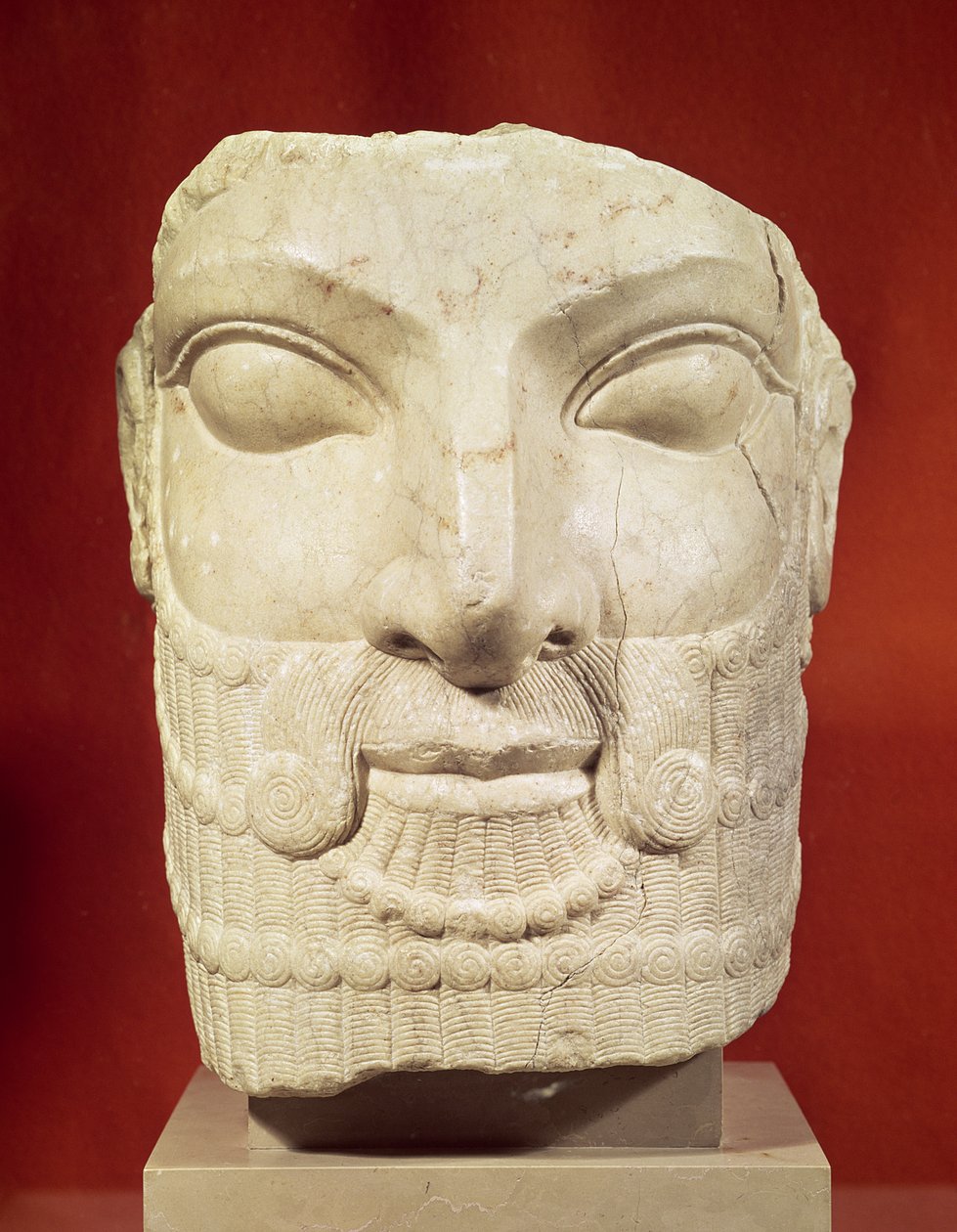 Koninklijk hoofd (marmer) door Achaemenid