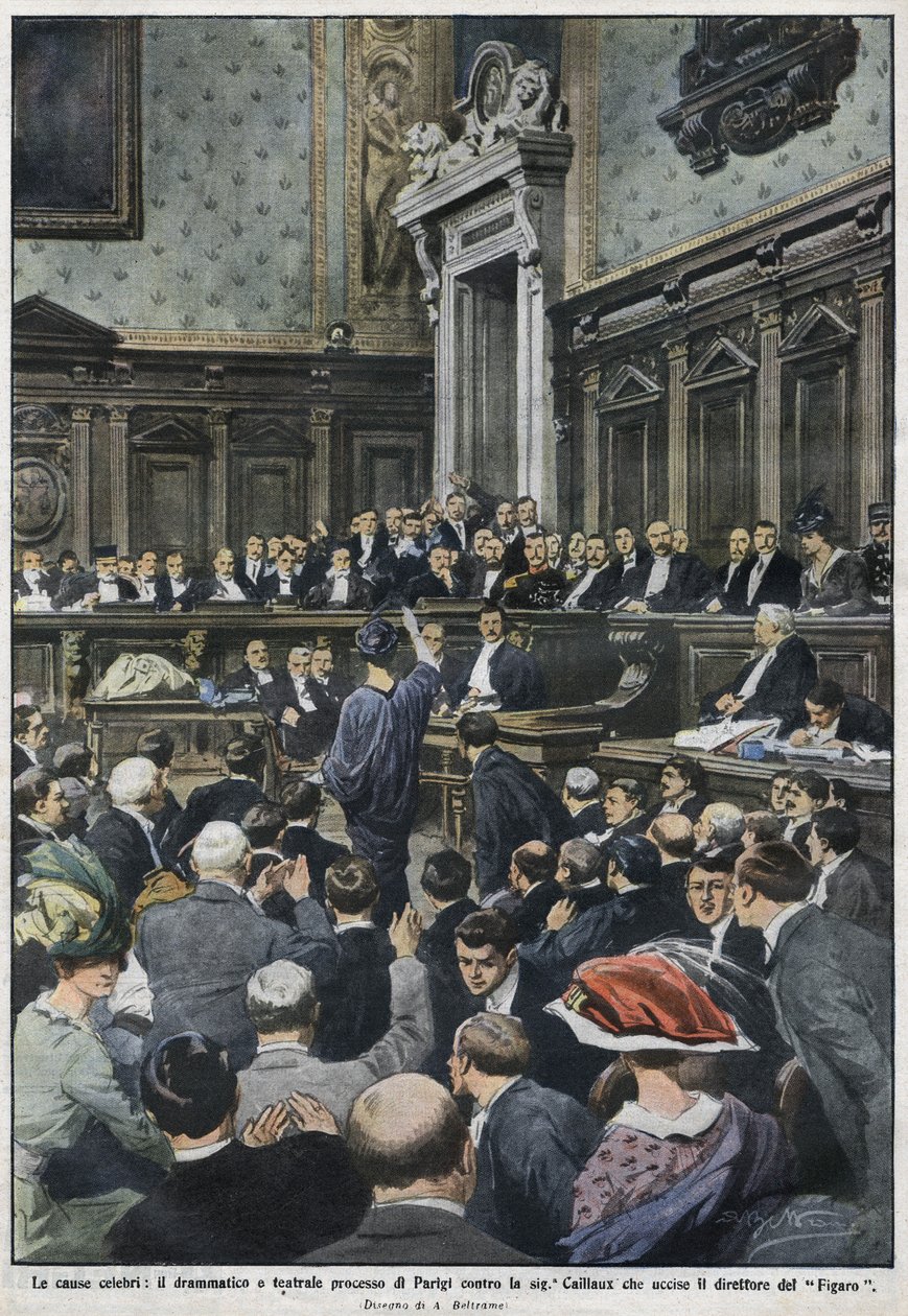 Het grote proces: het grote proces in Parijs door Madame Caillaux die de directeur van de Figaro vermoordde. 