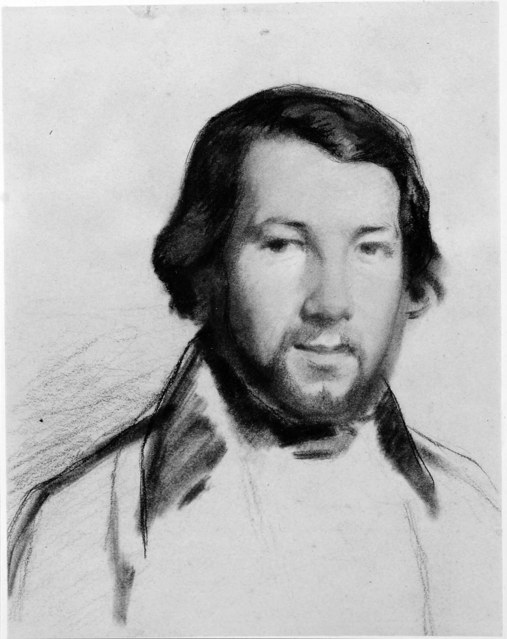 Portret van een man door Achille Devéria