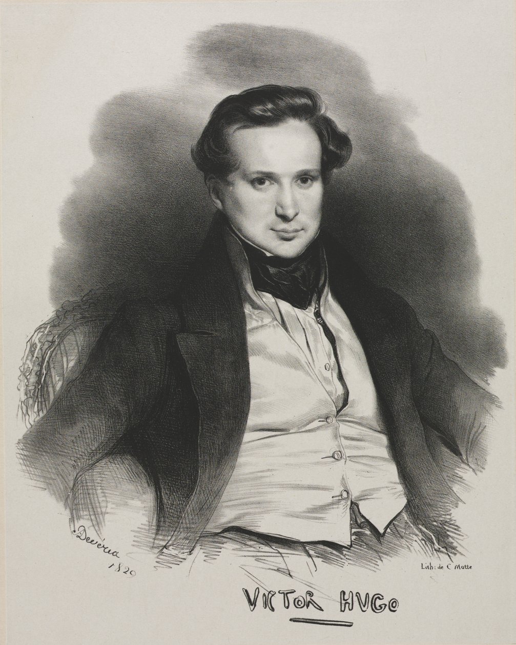 Victor Hugo door Achille Devéria