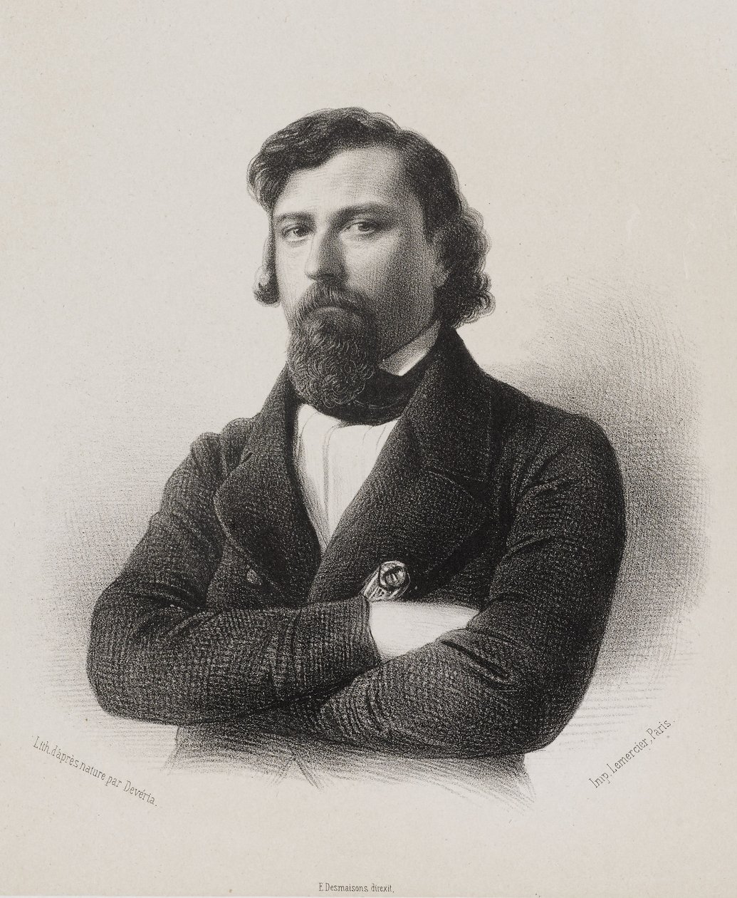 Nationale Assemblee, Galerij Volksvertegenwoordigers - Jules André Sébastien Fargin-Fayolle door Achille Devéria