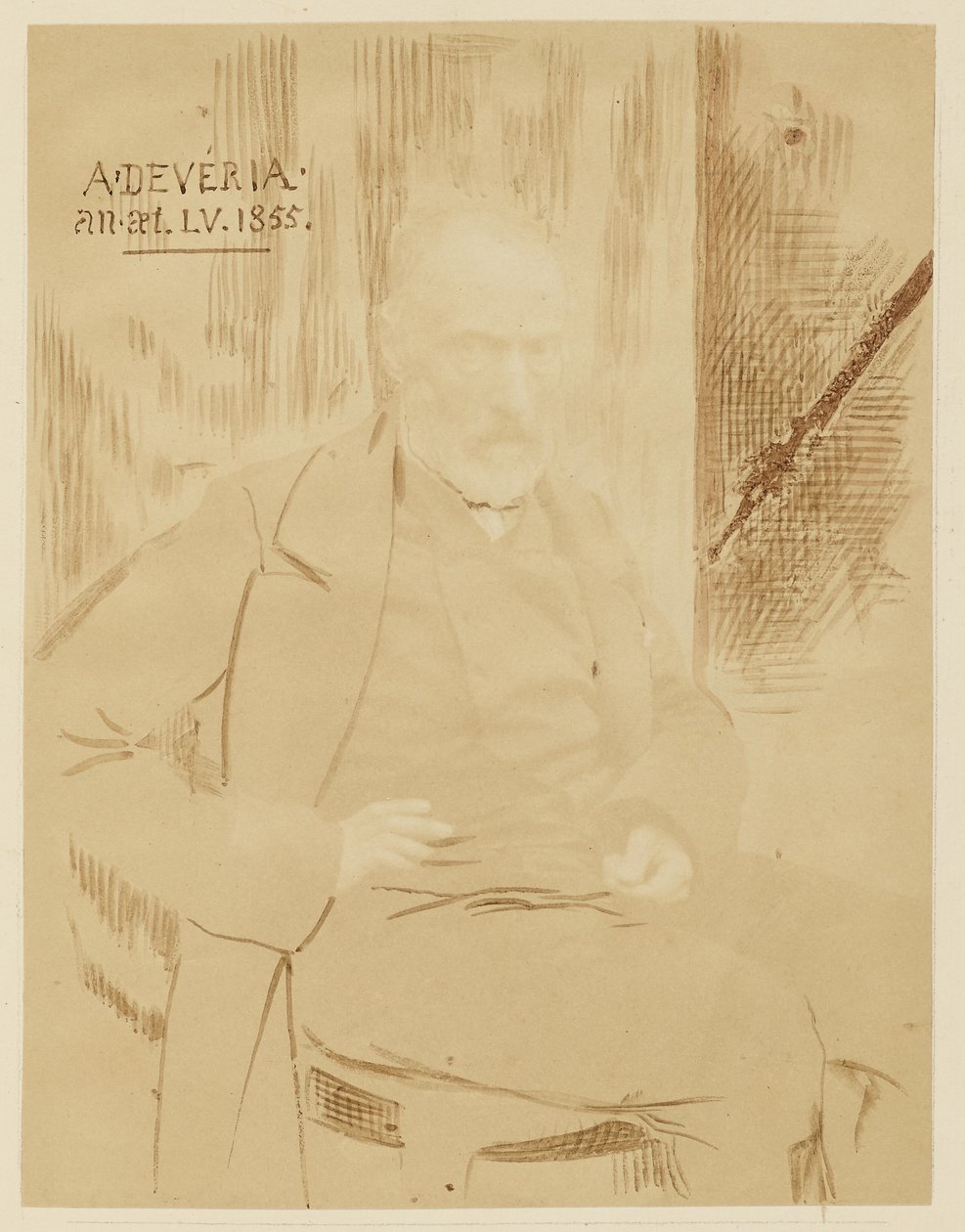 [Portret of zelfportret van Achille Devéria]. door Achille Devéria