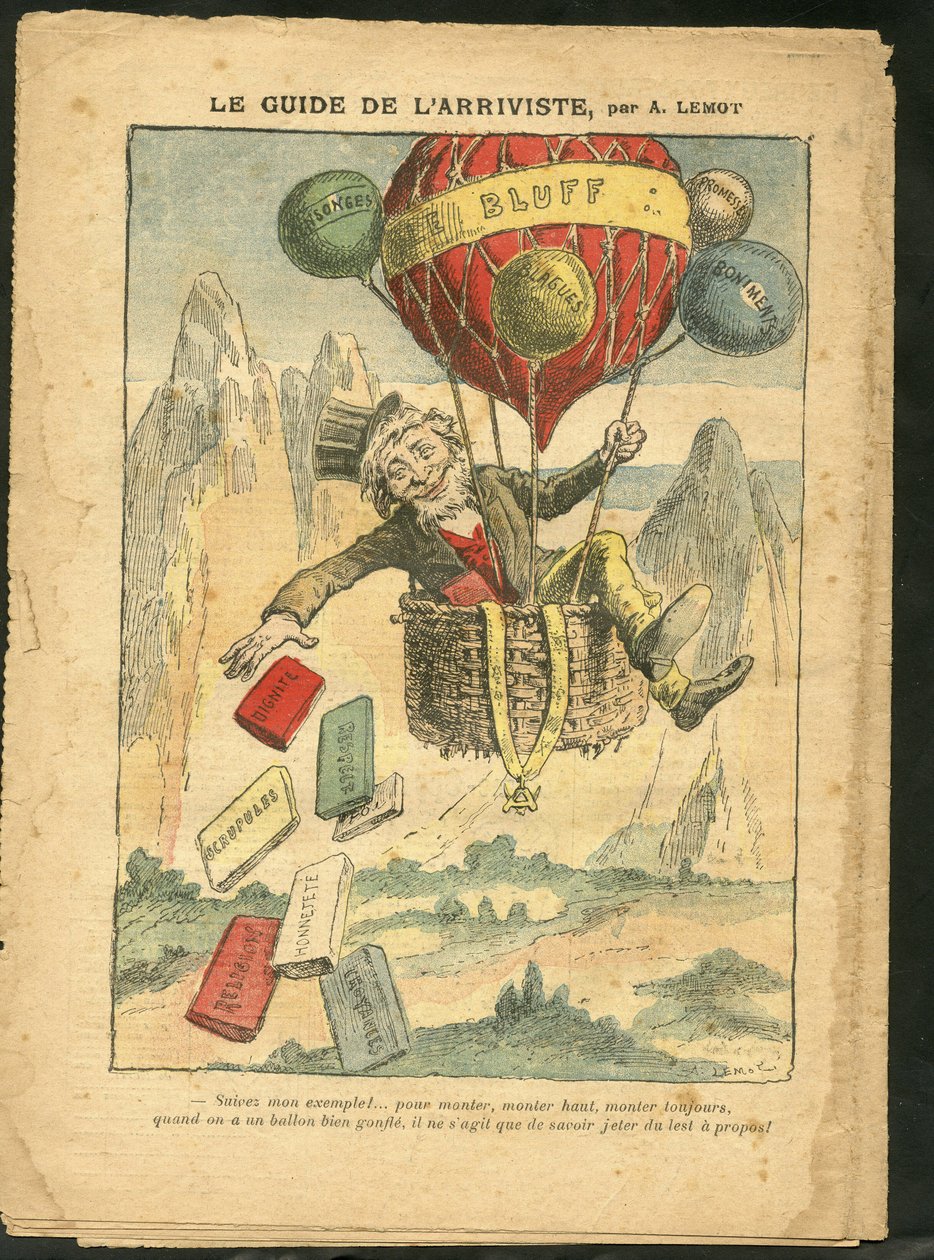 Illustratie door Achille Lemot (1846-1909) in Le Pelerin door Achille Lemot