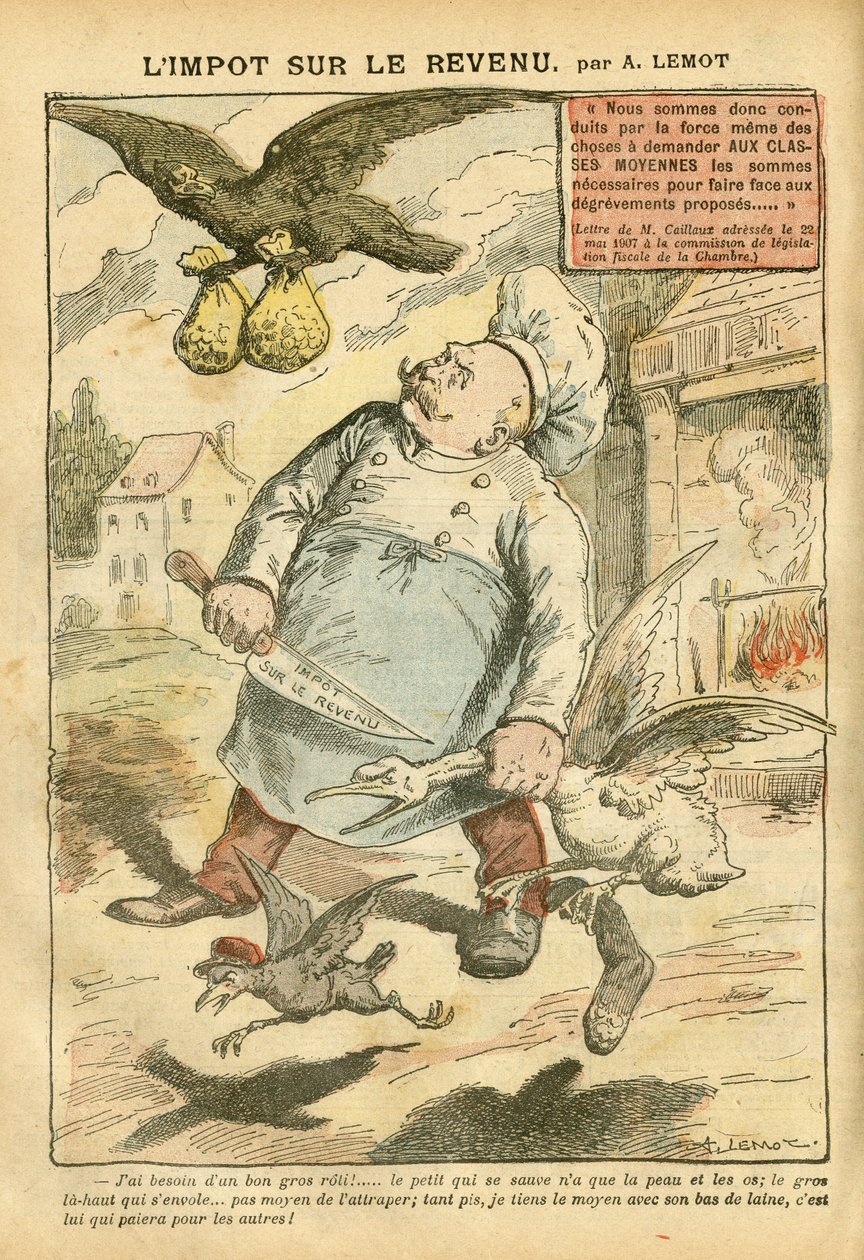 Illustratie van Achille Lemot in Le Pelerin door Achille Lemot