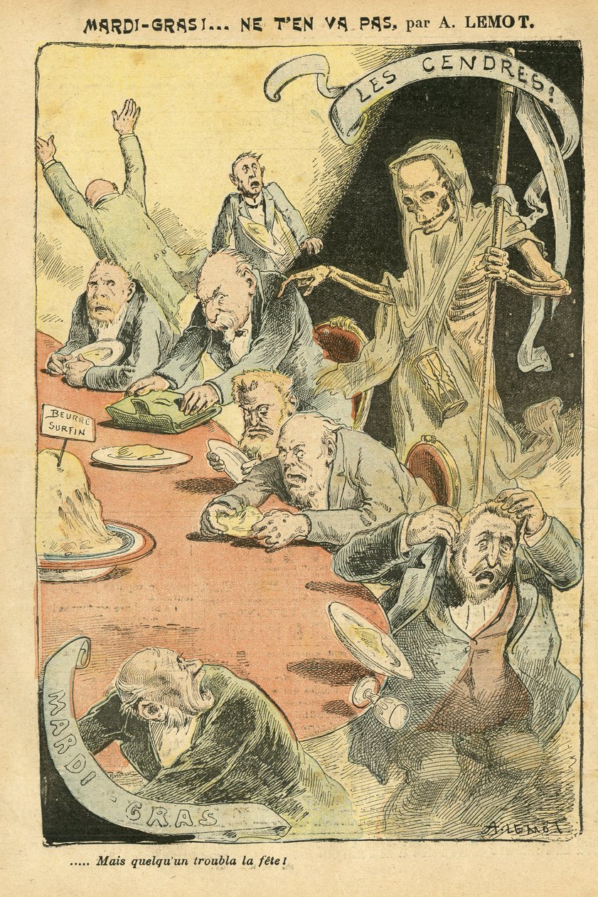 Illustratie van Achille Lemot (1846-1909) in Le Pelerin door Achille Lemot