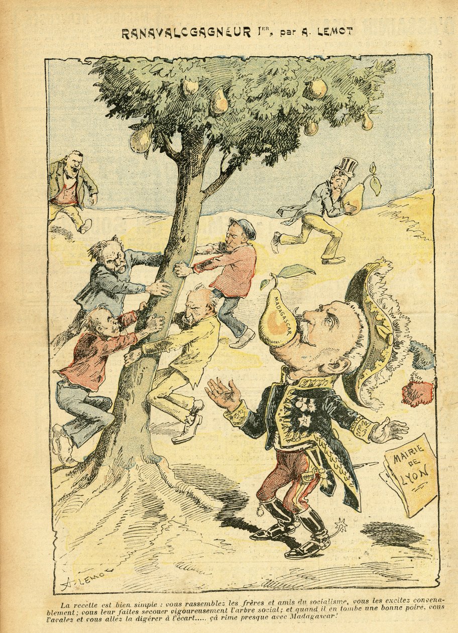 Illustratie van Achille Lemot in Le Pelerin door Achille Lemot