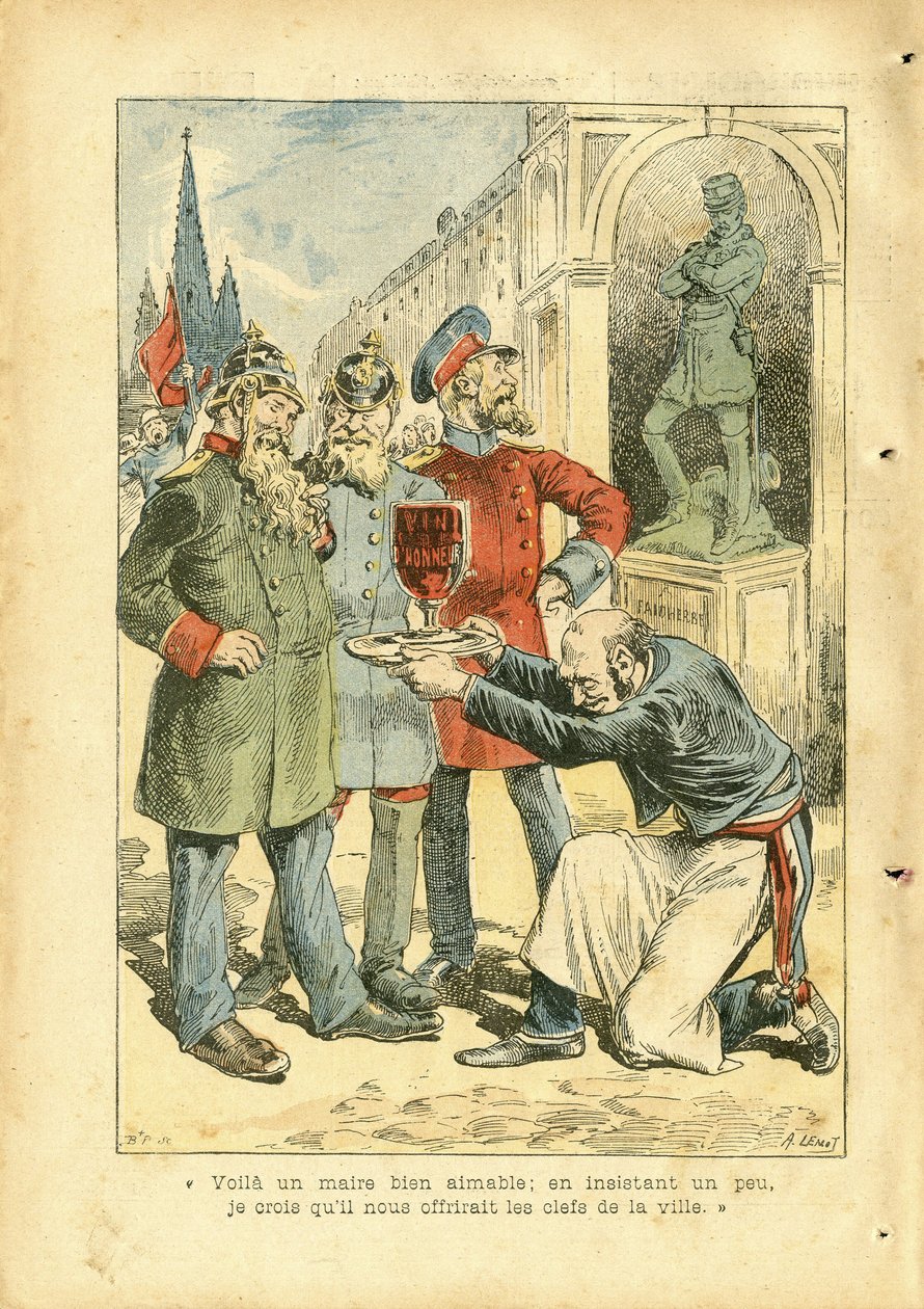 Illustratie van Achille Lemot in Le Pelerin door Achille Lemot