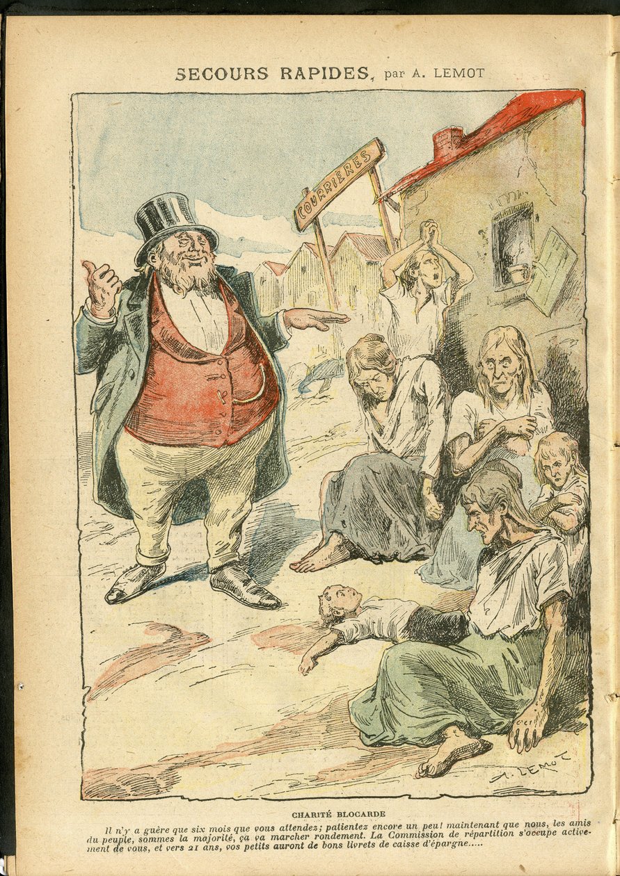 Illustratie van Achille Lemot (1846-1909) in Le Pèlerin door Achille Lemot