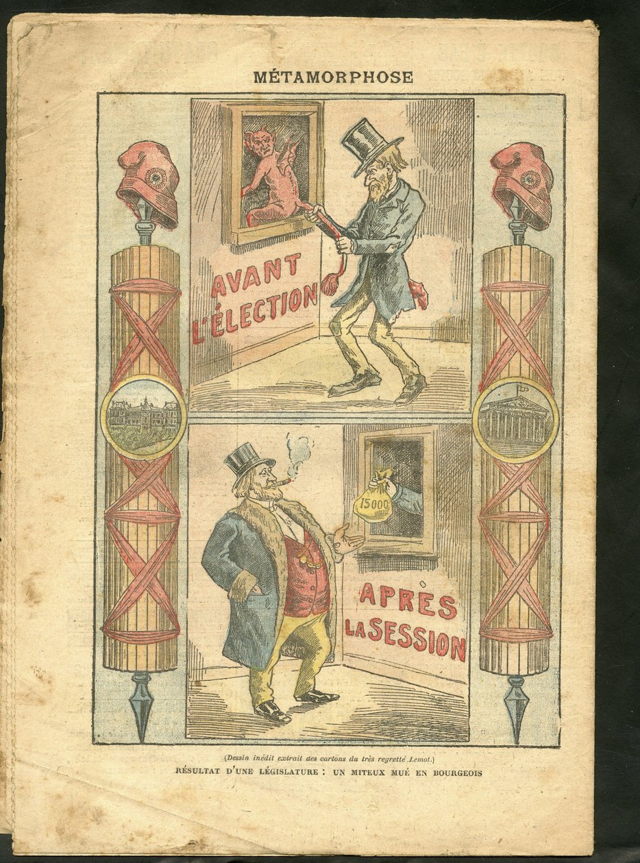 Illustratie van Achille Lemot (1846-1909) in Le Pelerin door Achille Lemot