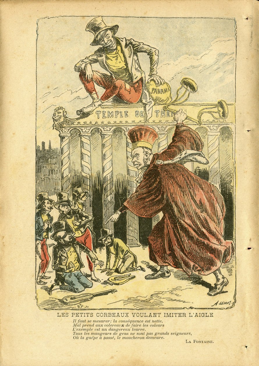 Illustratie in Le Pelerin door Achille Lemot