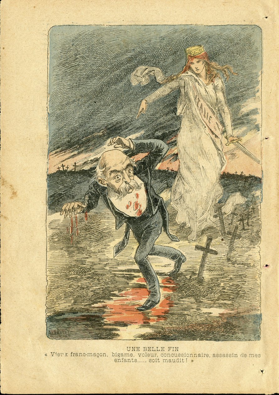 Illustratie in Le Pelerin door Achille Lemot