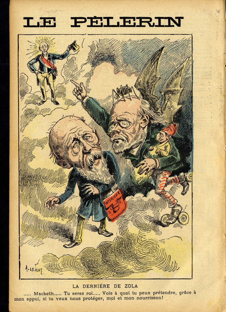 Illustratie van Achille Lemot (1846-1909) in Le Pelerin door Achille Lemot