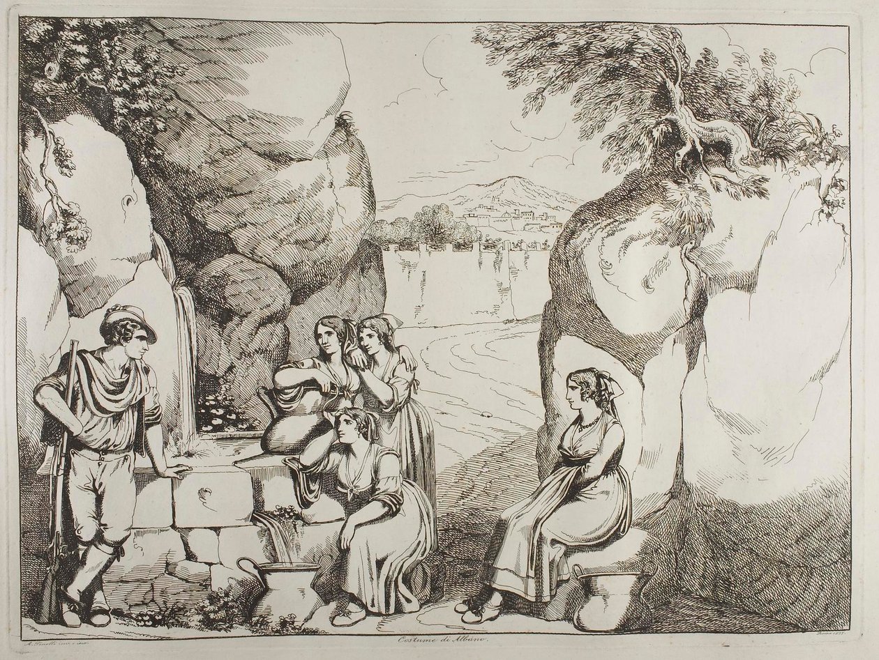 Kostuum uit Albano door Achille Pinelli