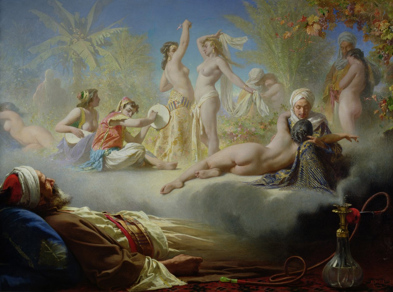 De droom van de gelovige, c.1870 door Achille Zo