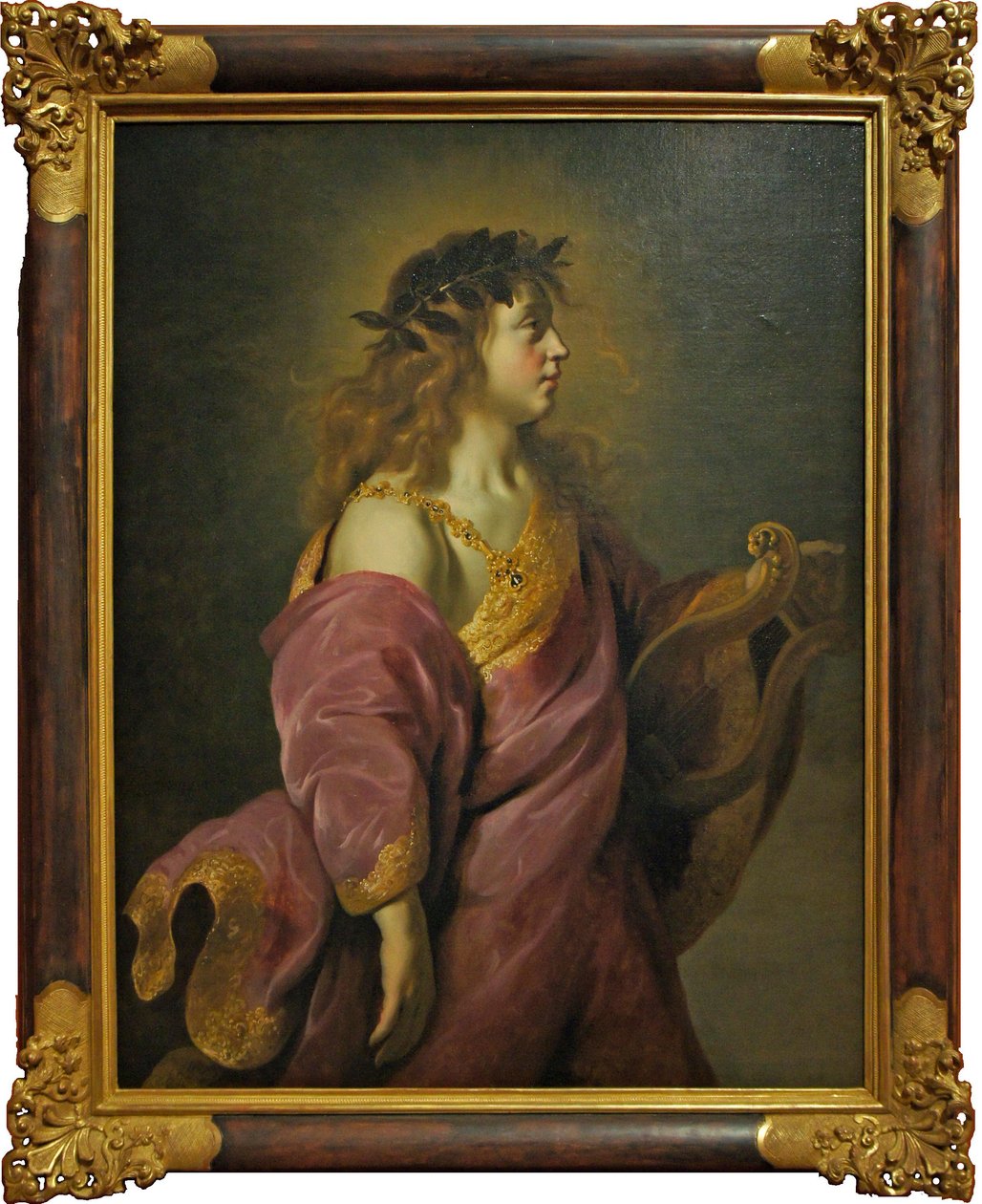 Frans:  Apollon Portret van een man als Apollo door Adam Camerarius