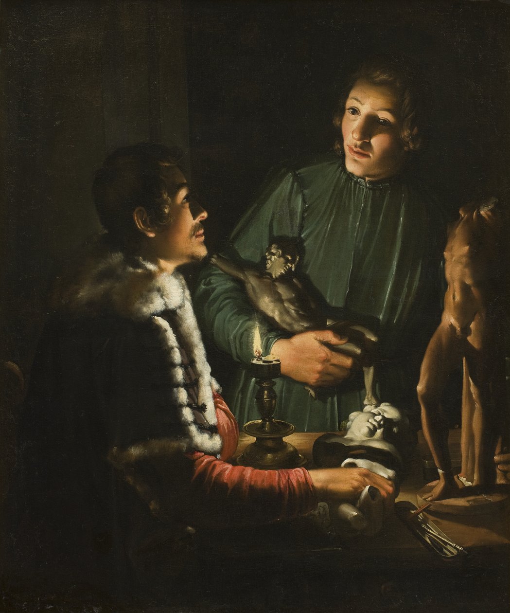 Twee beeldhouwers 