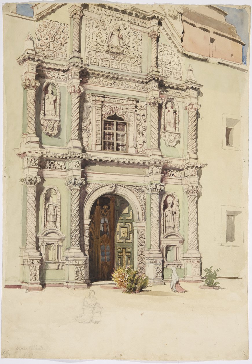 Kathedraal, Aquascalientes door Adela Breton