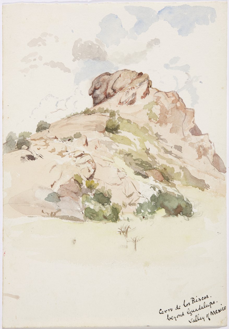 Uitzicht - Cerro de los Riscos, voorbij Guadalupe, Mexico door Adela Breton