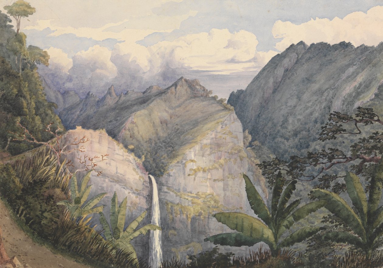 Fautaua, Tahiti, 25 augustus 1849 [Society-eilanden] door Admiral Sir Edward Gennys Fanshawe