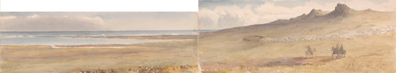 Mount William, Falklandeilanden, mei 1849 door Admiral Sir Edward Gennys Fanshawe