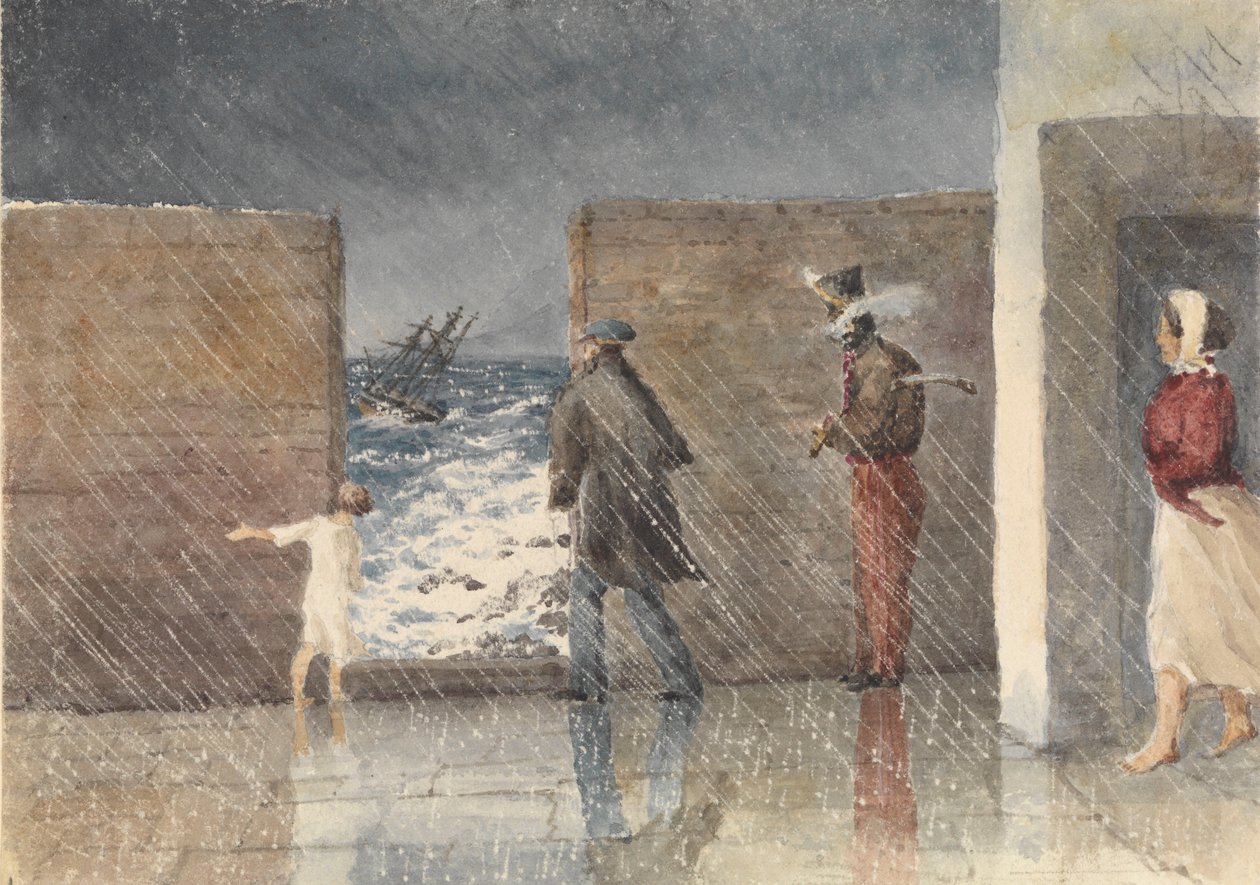 De Puntinha, Madeira, 1 januari 1849. Een blik op iemands schip door Admiral Sir Edward Gennys Fanshawe