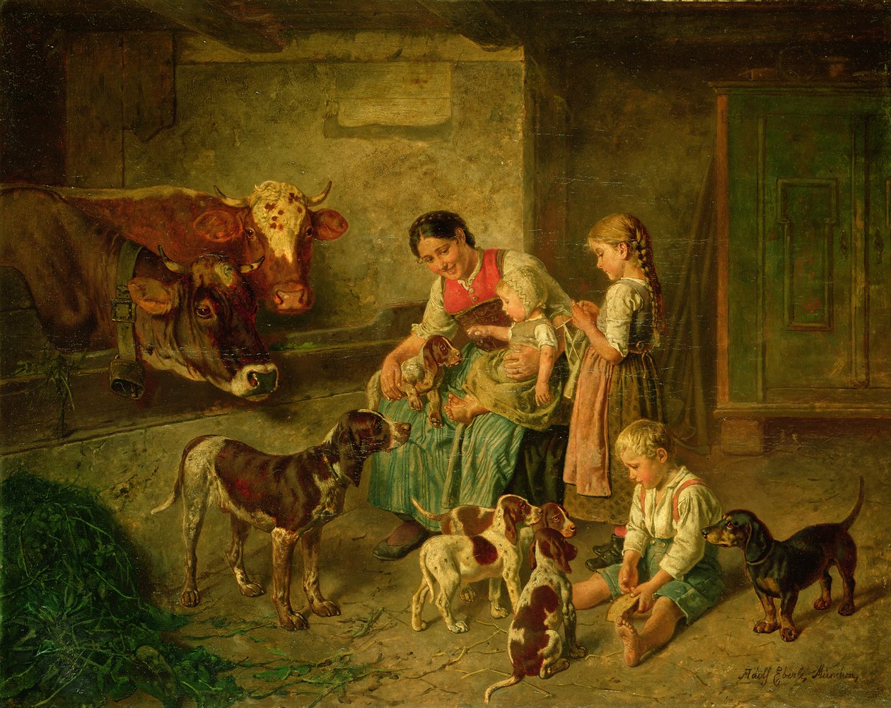 Tevredenheid door Adolf Eberle