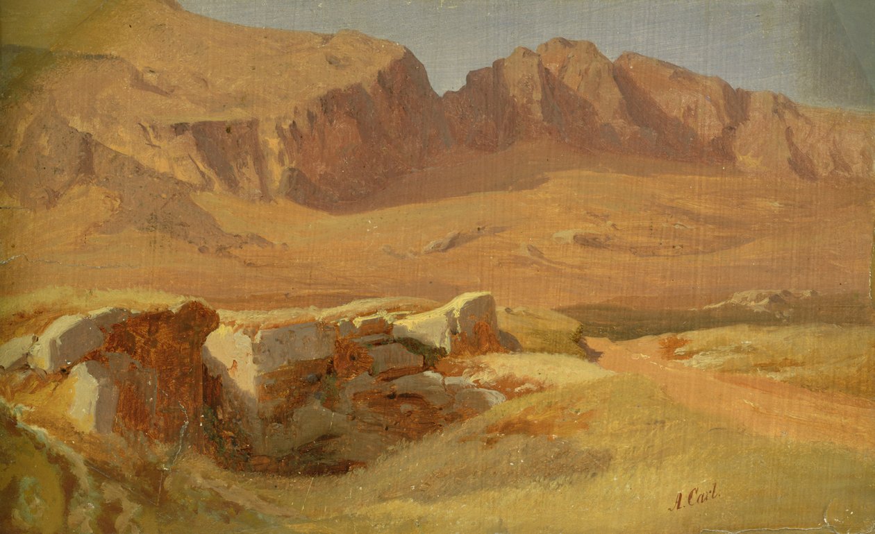 In de Sabijnse bergen door Adolf Carl