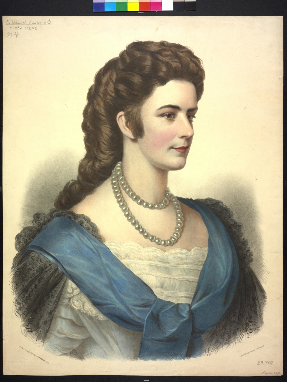 Keizerin van Oostenrijk Elisabeth door Adolf Dauthage