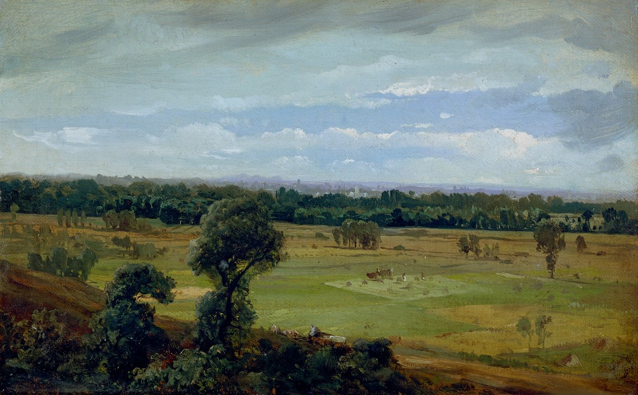 Landschap door Adolf Heinrich Lier