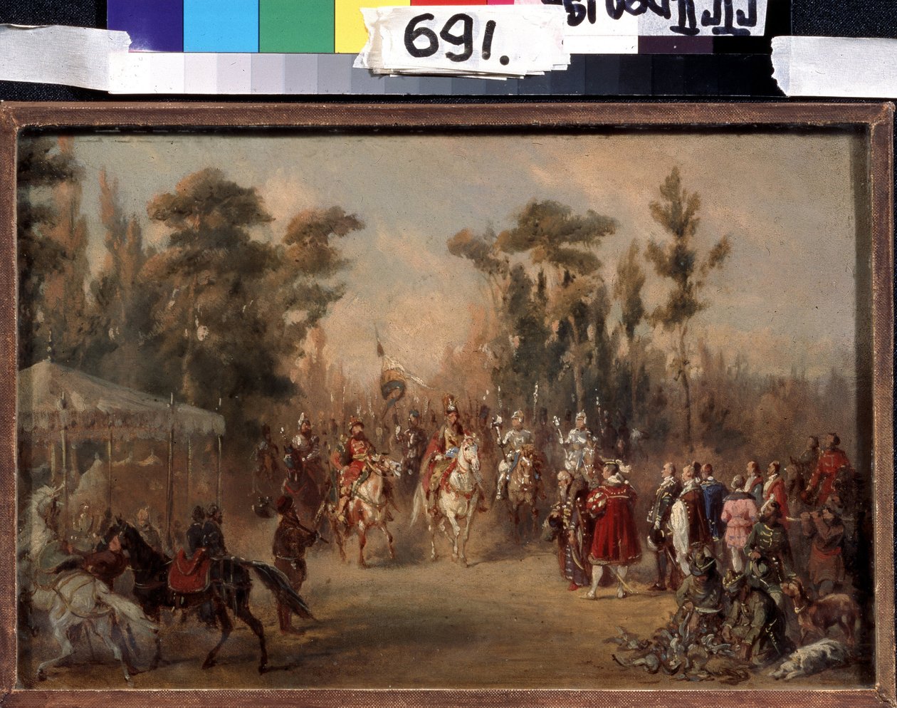 De jacht van de tsaar in de 16e eeuw door Adolf Jossifowitsch Charlemagne