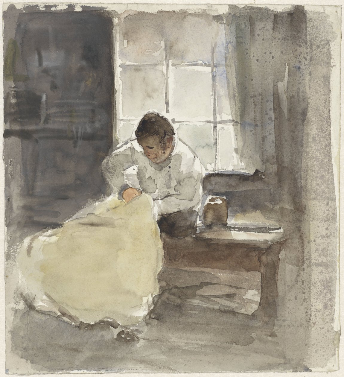 Naaister door Adolf le Comte