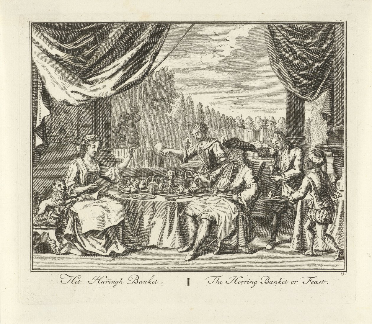 Haringbanket door Adolf van der Laan