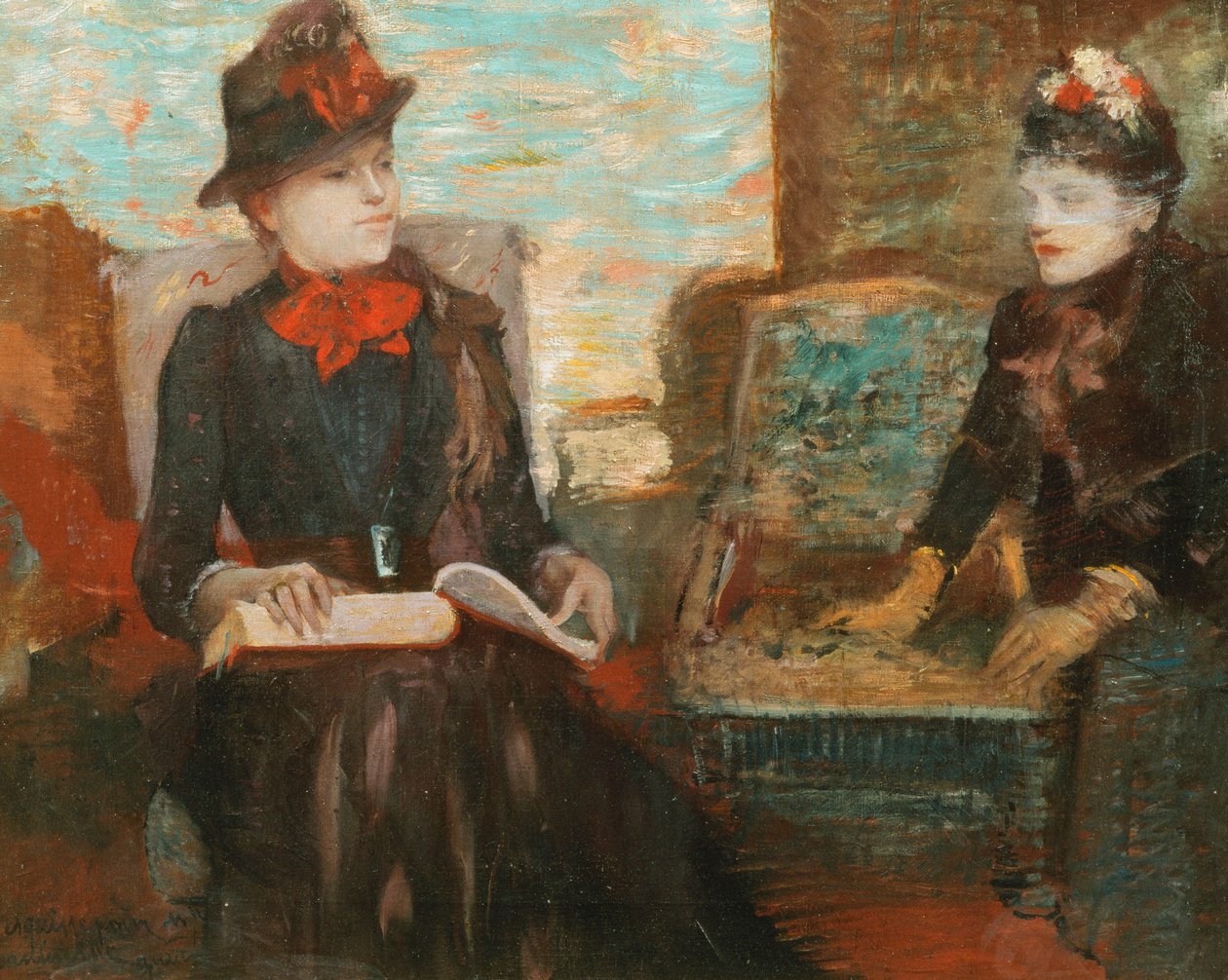 Portret van Juffrouw door Adolfo Guiard y Larrauri