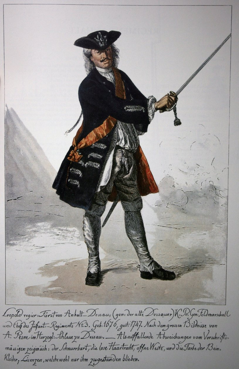 Prins van Anhalt-Dessau door Adolph Menzel