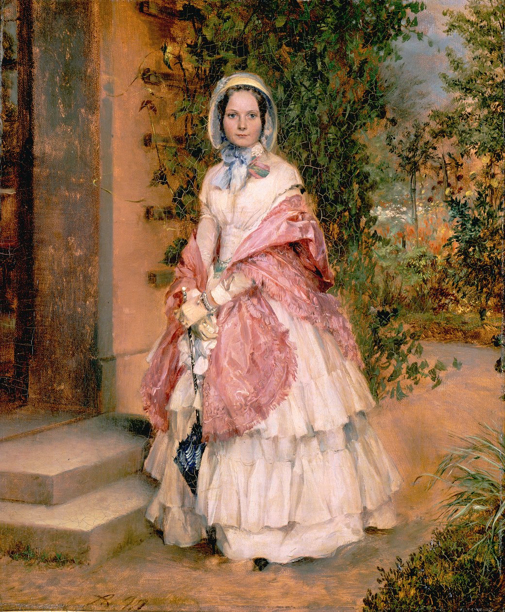 Clara Ilgner (later mevrouw Schmidt von Knobelsdorff) door Adolph Menzel